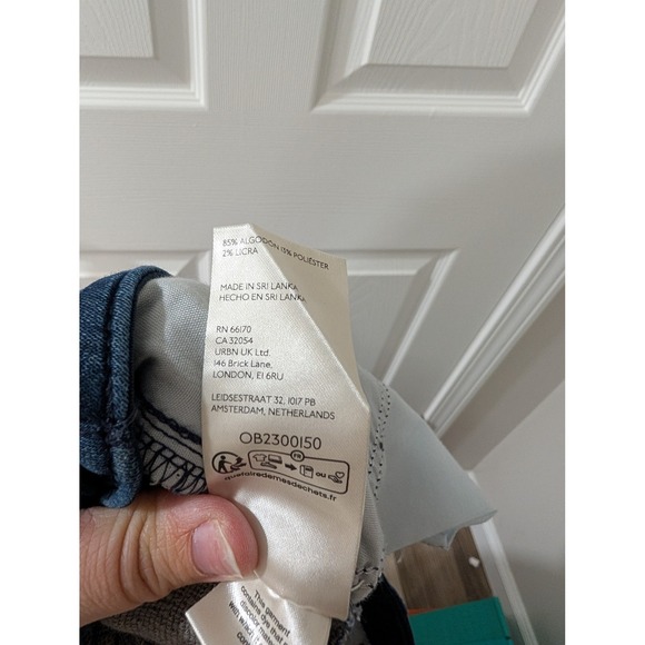 Pilcro Anthropologie, Women's 31, Denim Pull on Barrel Jeans, Wide Leg - Picture 5 of 5